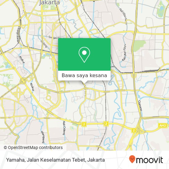 Peta Yamaha, Jalan Keselamatan Tebet