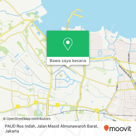 Peta PAUD Ros Indah, Jalan Masid Almunawaroh Barat