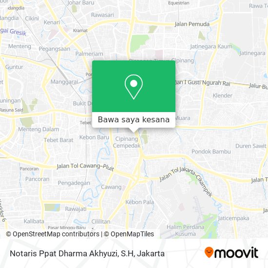 Peta Notaris Ppat Dharma Akhyuzi, S.H