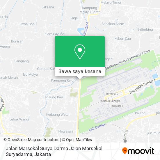 Peta Jalan Marsekal Surya Darma Jalan Marsekal Suryadarma