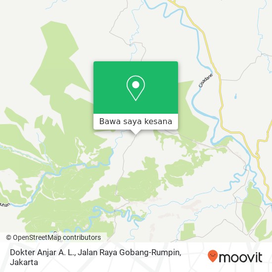 Peta Dokter Anjar A. L., Jalan Raya Gobang-Rumpin