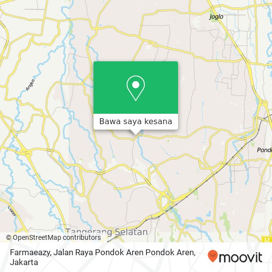 Peta Farmaeazy, Jalan Raya Pondok Aren Pondok Aren