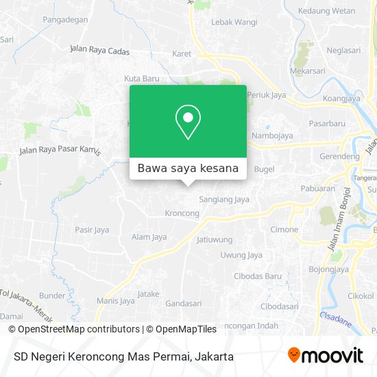 Peta SD Negeri Keroncong Mas Permai