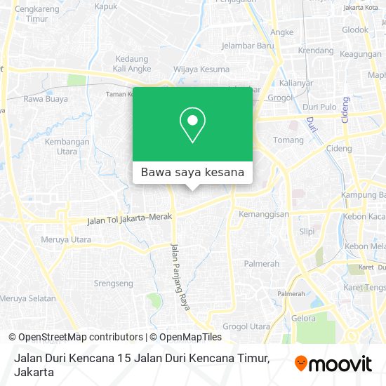 Peta Jalan Duri Kencana 15 Jalan Duri Kencana Timur