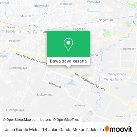 Peta Jalan Ganda Mekar 1B Jalan Ganda Mekar 2