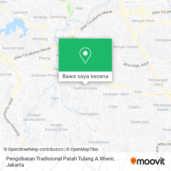 Peta Pengobatan Tradisional Patah Tulang A.Wiwin