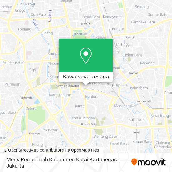 Peta Mess Pemerintah Kabupaten Kutai Kartanegara