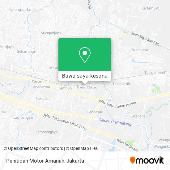 Peta Penitipan Motor Amanah