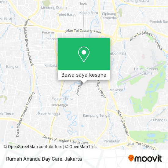 Peta Rumah Ananda Day Care