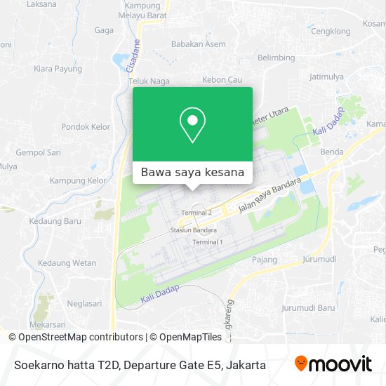 Peta Soekarno hatta T2D, Departure Gate E5