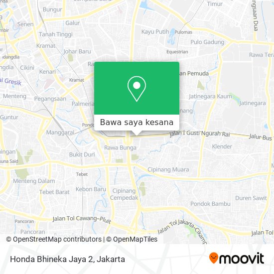 Peta Honda Bhineka Jaya 2