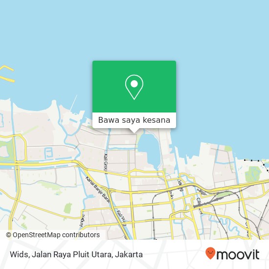 Peta Wids, Jalan Raya Pluit Utara