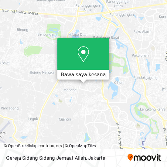 Peta Gereja Sidang Sidang Jemaat Allah