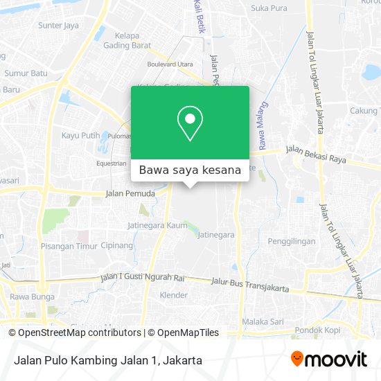 Peta Jalan Pulo Kambing Jalan 1