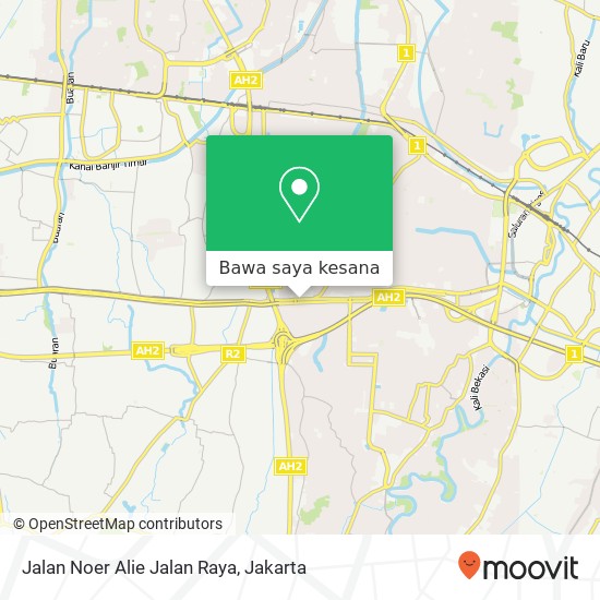 Peta Jalan Noer Alie Jalan Raya