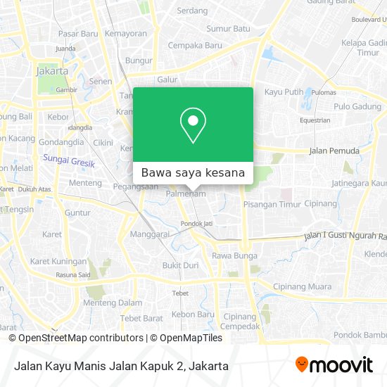 Peta Jalan Kayu Manis Jalan Kapuk 2