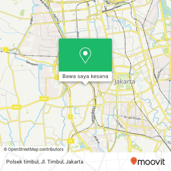 Peta Polsek timbul, Jl. Timbul