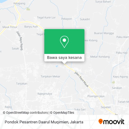 Peta Pondok Pesantren Daarul Muqimien