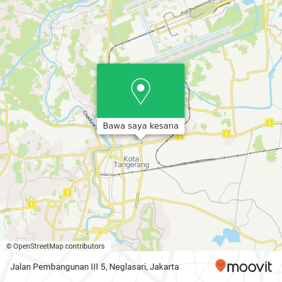 Peta Jalan Pembangunan III 5, Neglasari