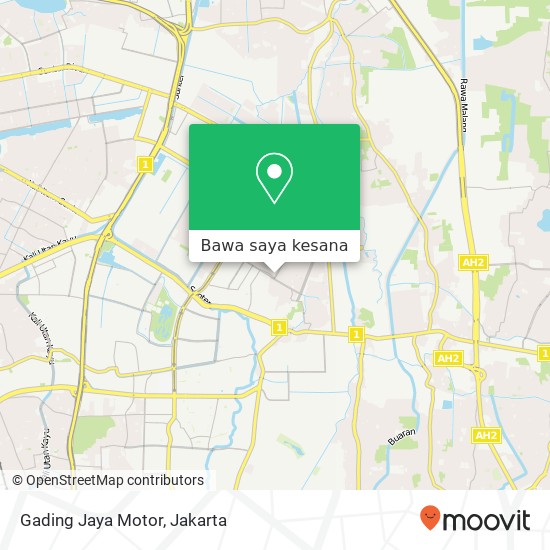 Peta Gading Jaya Motor