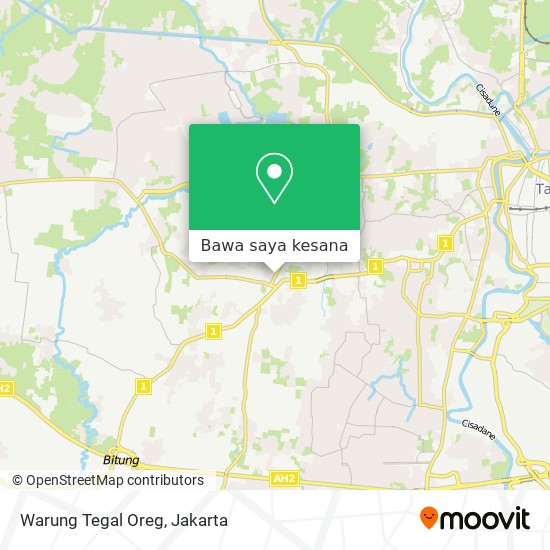 Peta Warung Tegal Oreg