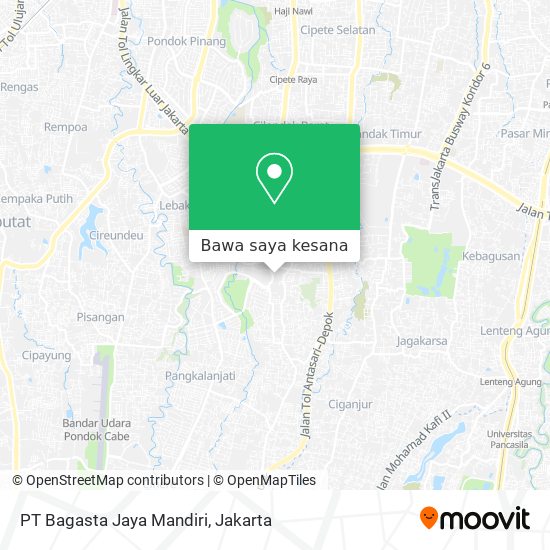 Peta PT Bagasta Jaya Mandiri