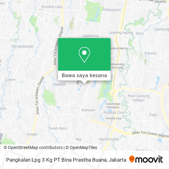 Peta Pangkalan Lpg 3 Kg PT Bina Prastha Buana