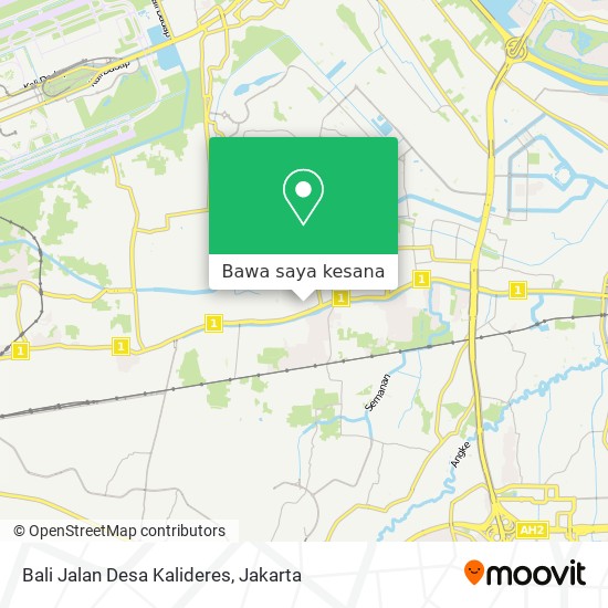 Peta Bali Jalan Desa Kalideres