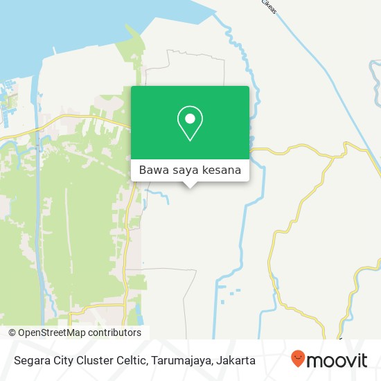 Peta Segara City Cluster Celtic, Tarumajaya