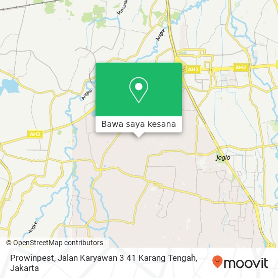 Peta Prowinpest, Jalan Karyawan 3 41 Karang Tengah