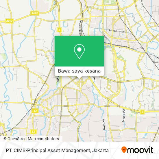 Peta PT. CIMB-Principal Asset Management