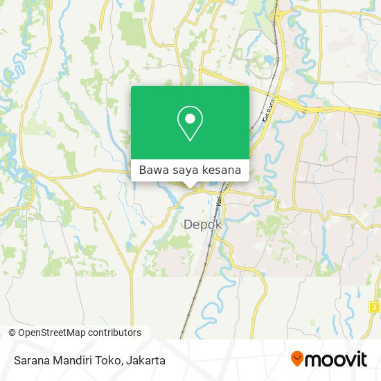 Peta Sarana Mandiri Toko
