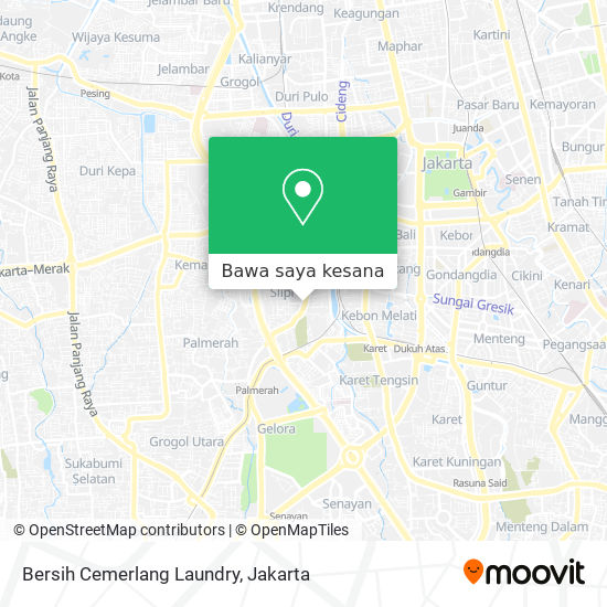 Peta Bersih Cemerlang Laundry