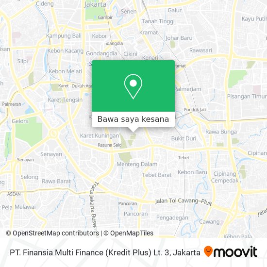 Peta PT. Finansia Multi Finance (Kredit Plus) Lt. 3