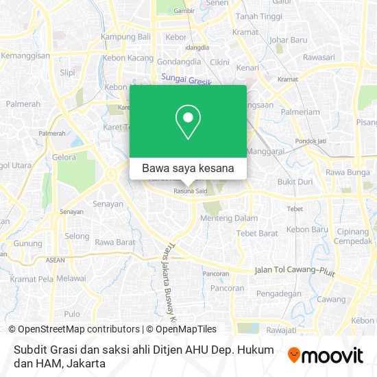 Peta Subdit Grasi dan saksi ahli Ditjen AHU Dep. Hukum dan HAM