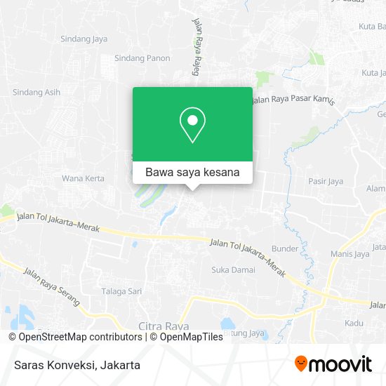 Peta Saras Konveksi, Jalan Cni Pasar Kemis