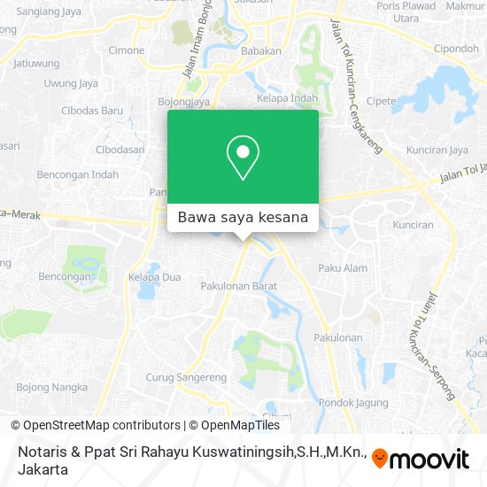 Peta Notaris & Ppat Sri Rahayu Kuswatiningsih,S.H.,M.Kn.