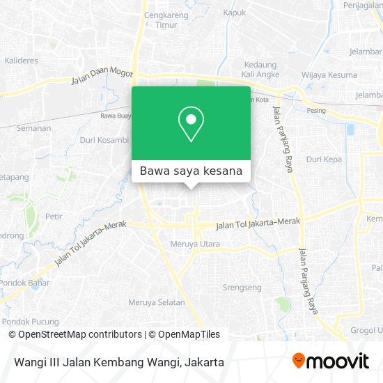 Peta Wangi III Jalan Kembang Wangi