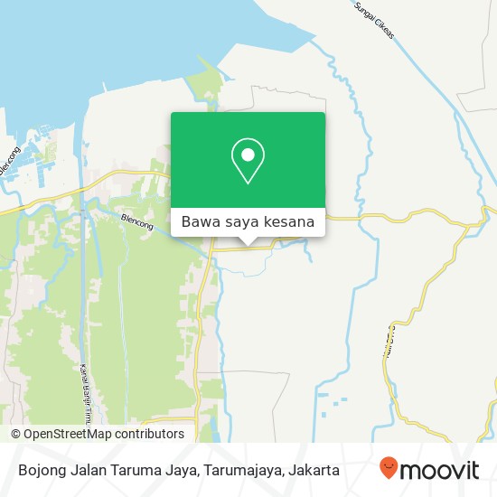 Peta Bojong Jalan Taruma Jaya, Tarumajaya