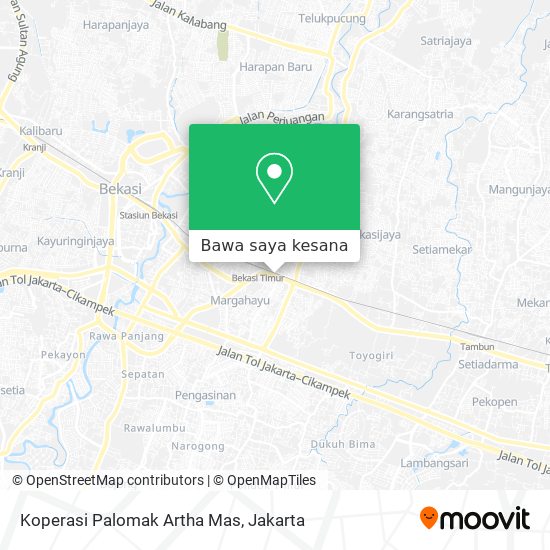 Peta Koperasi Palomak Artha Mas