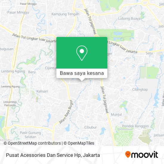 Peta Pusat Acessories Dan Service Hp