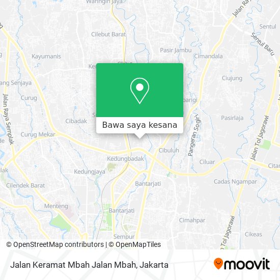 Peta Jalan Keramat Mbah Jalan Mbah