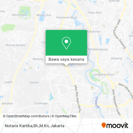 Peta Notaris Kartika,Sh.,M.Kn