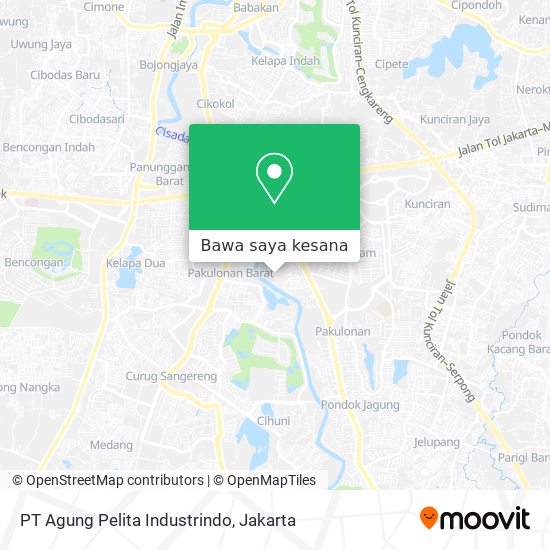 Peta PT Agung Pelita Industrindo