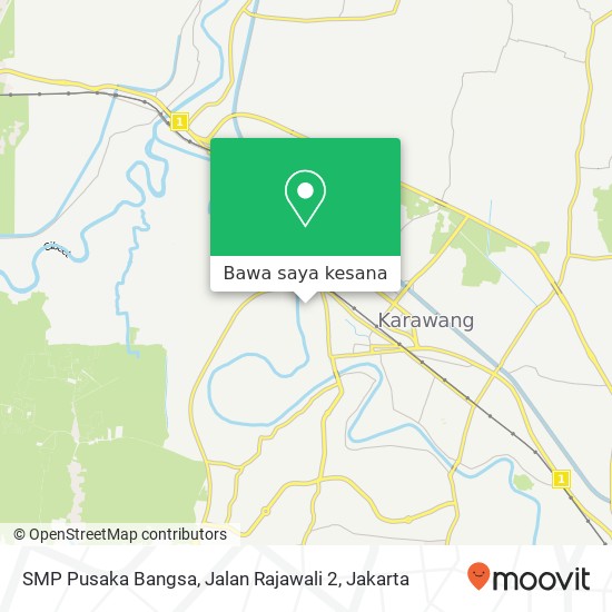 Peta SMP Pusaka Bangsa, Jalan Rajawali 2