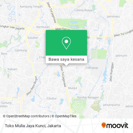 Peta Toko Mulia Jaya Kunci