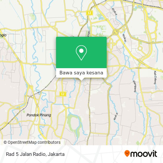 Peta Rad 5 Jalan Radio