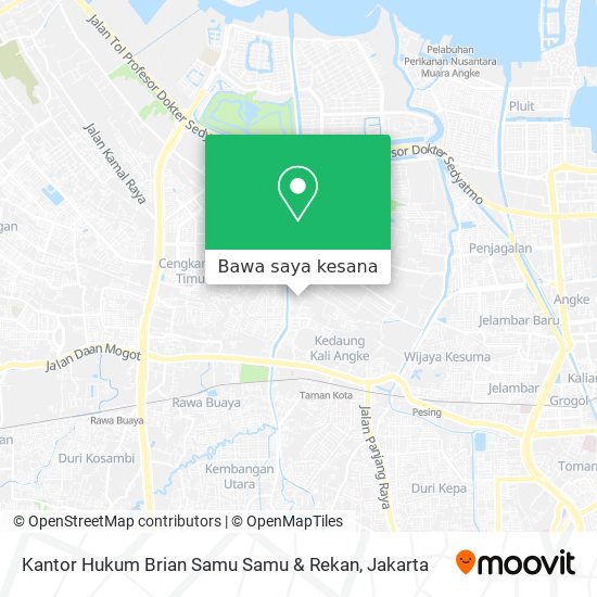 Peta Kantor Hukum Brian Samu Samu & Rekan
