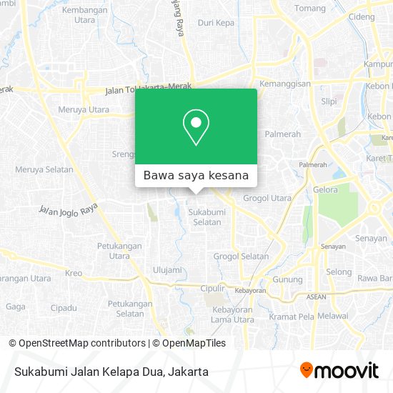 Peta Sukabumi Jalan Kelapa Dua