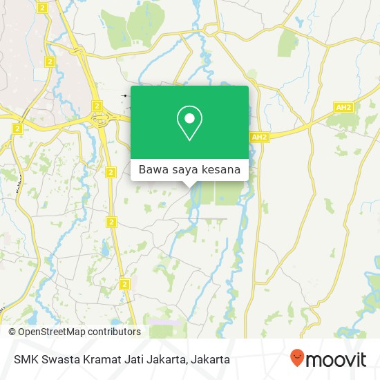 Peta SMK Swasta Kramat Jati Jakarta